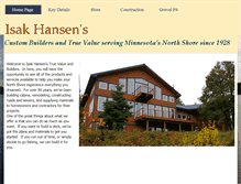Tablet Screenshot of isakhansen.com